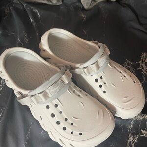 CROCS Kids Cream Sandals